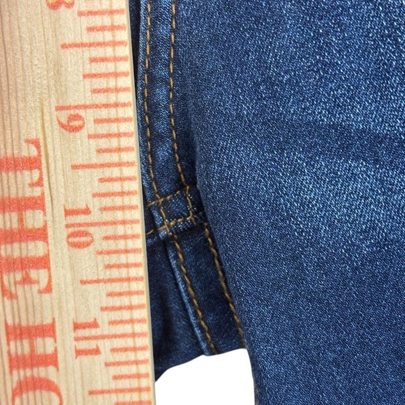 EUC KanCan Women’s Dark Blue High-rise Boot Cut Jeans Sz 32 w/29” inseam - Picture 6 of 12